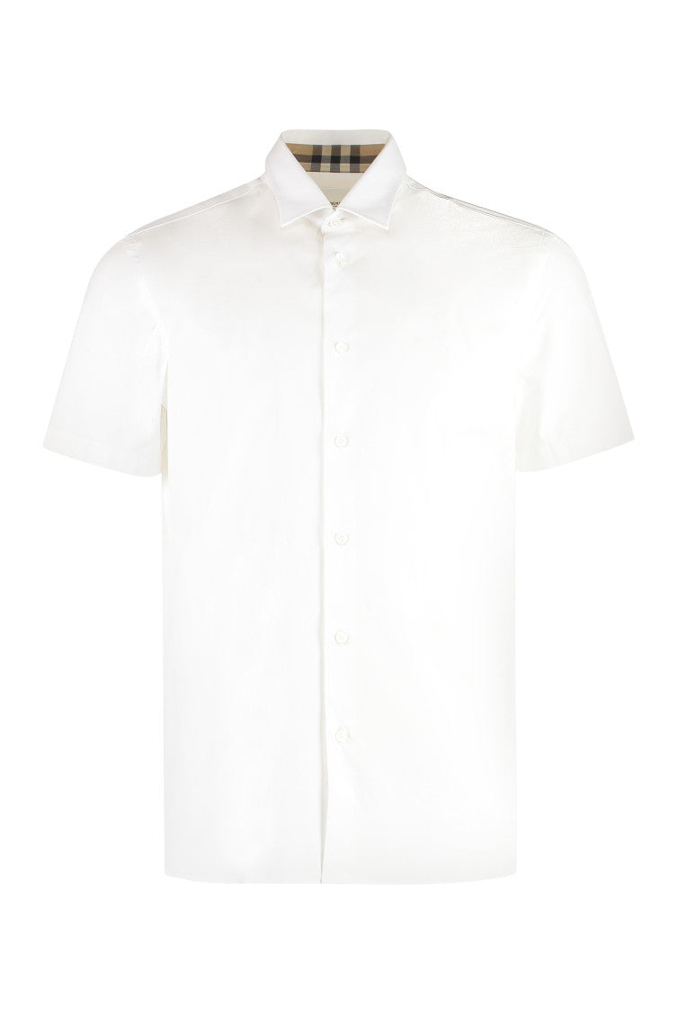 White Regular Solid Shirt 1
