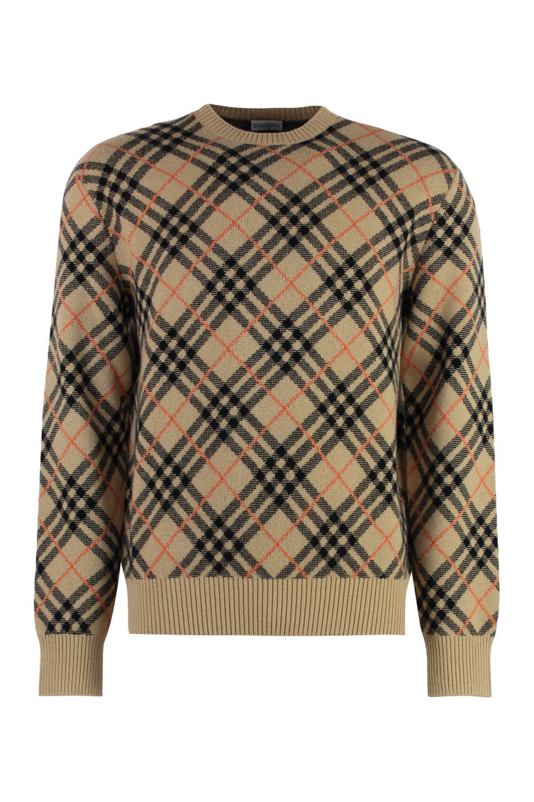 Beige Crew Neck Sweater 1