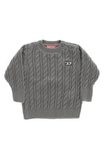 Babies Grey Knitted Sweater 1