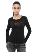 Black Graphic Crew Neck T-Shirt 1