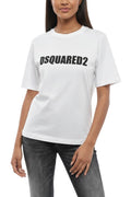 White Logo Crew Neck T-Shirt 1