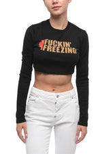 Black Graphic Crew Neck T-Shirt 1