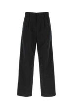 Black Relaxed Pleated Pants 1