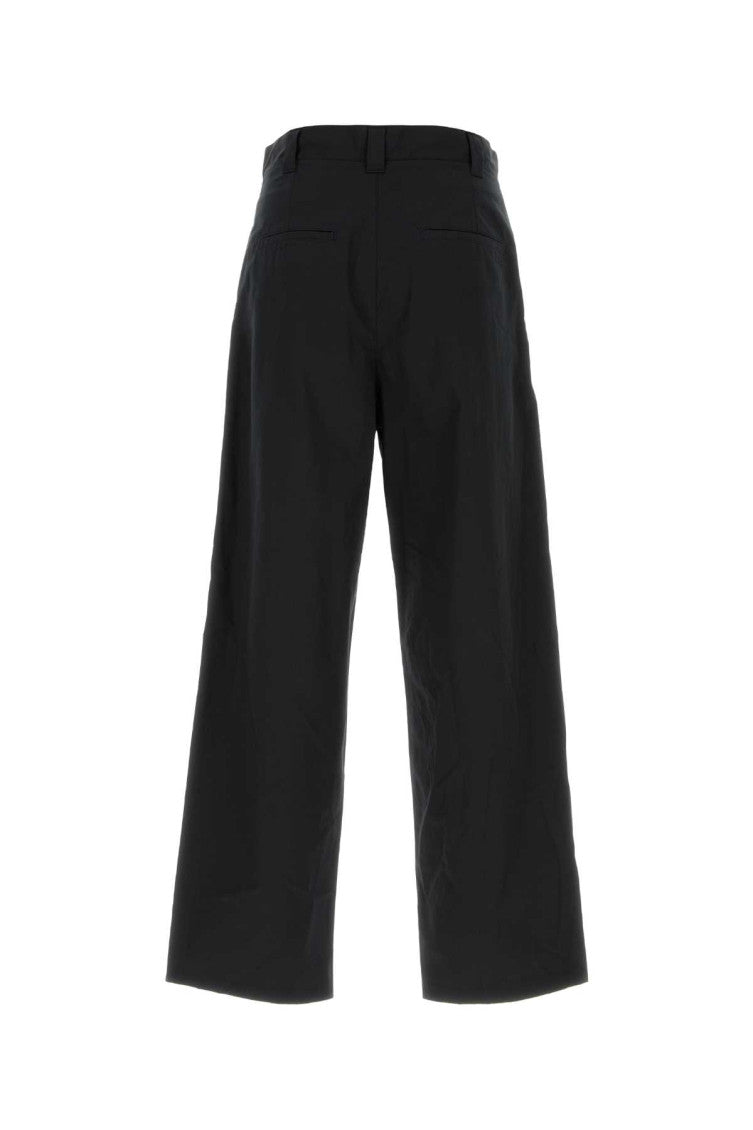 Black Relaxed Pleated Pants 2