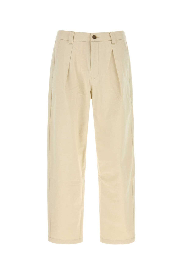 Light Beige Pleated Pants 1