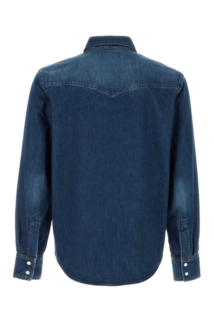 Blue Regular Solid Shirt 2