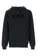 Black Logo Regular Hoodie 1