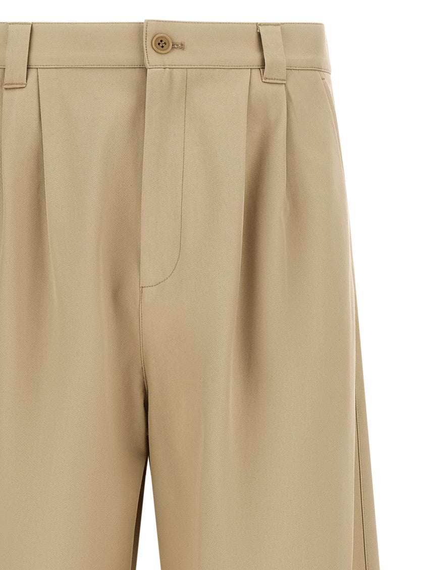 Light Beige Pleated Pants 3