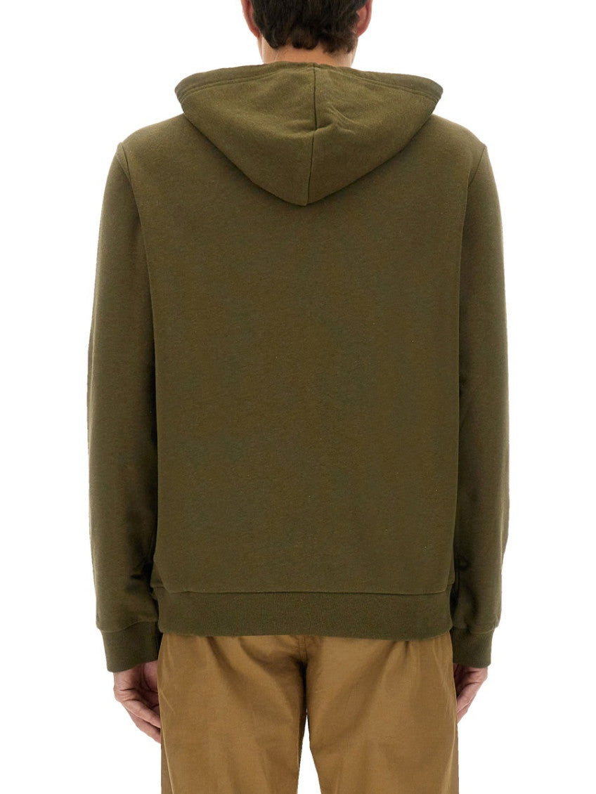 Green Logo Regular Hoodie 3