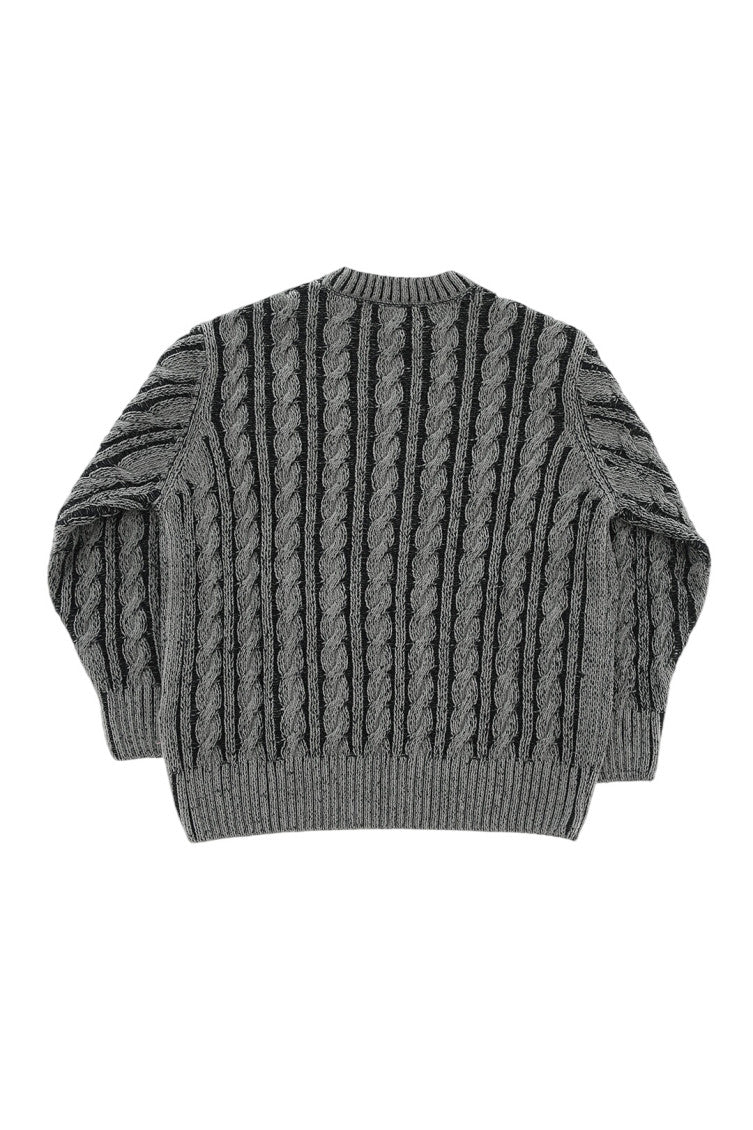 Kids Grey Knitted Sweater 2