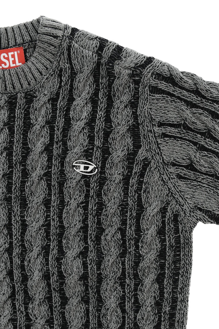 Kids Grey Knitted Sweater 3