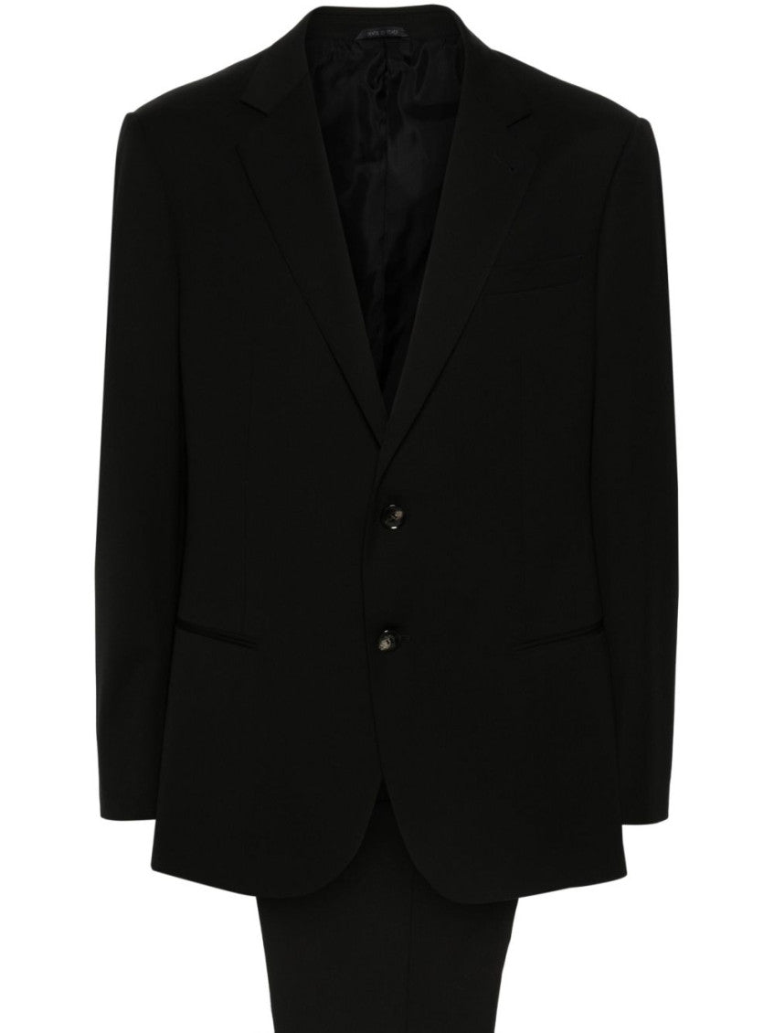 Black Double-breasted Suit 1