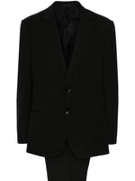 Black Double-breasted Suit 1