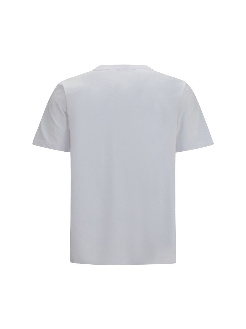 White Crew Neck T-Shirt 2