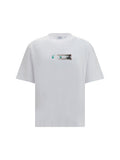 White Graphic Logo T-Shirt 1