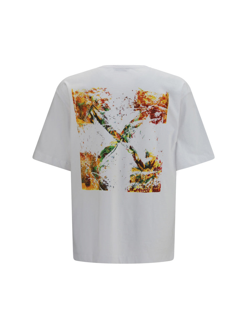 White Graphic Logo T-Shirt 2