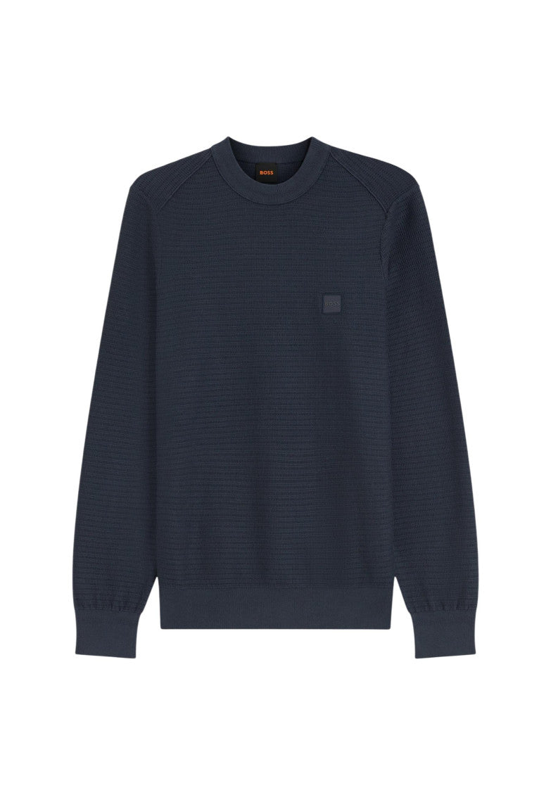 Dark Blue Logo Sweater 1