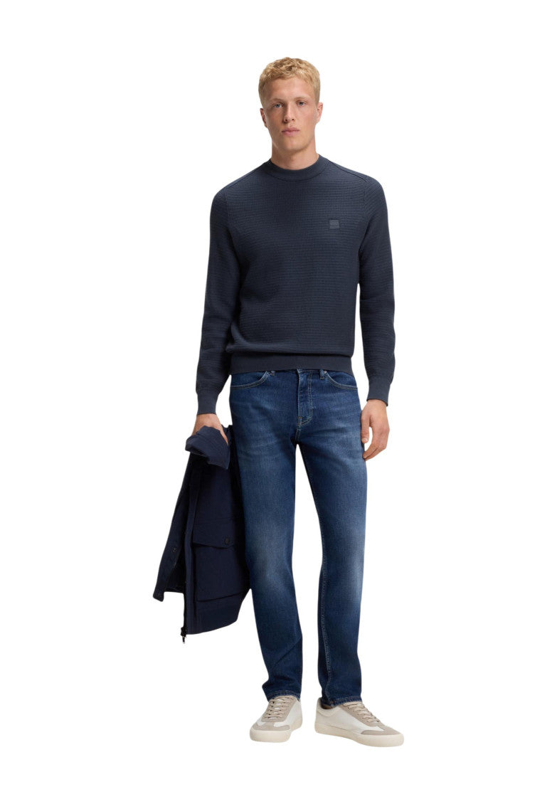 Dark Blue Logo Sweater 3