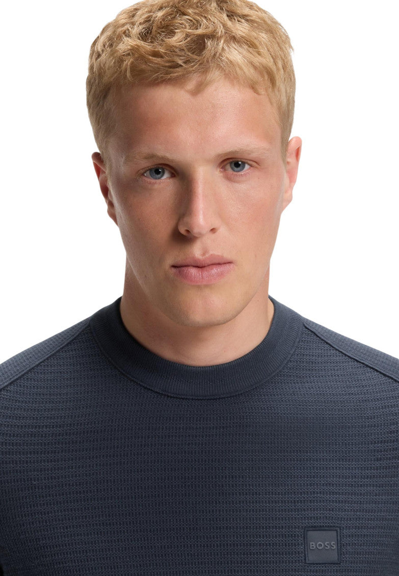 Dark Blue Logo Sweater 5