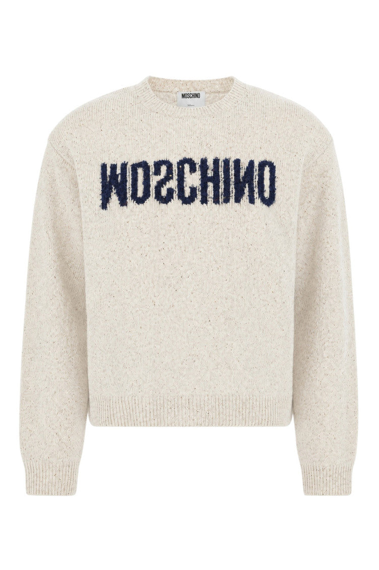 Off White Logo Crew Neck Sweater 1