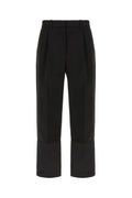 Black Relaxed Pleated Pants 1