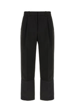 Black Relaxed Pleated Pants 1