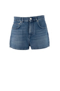 Blue Solid Shorts 1