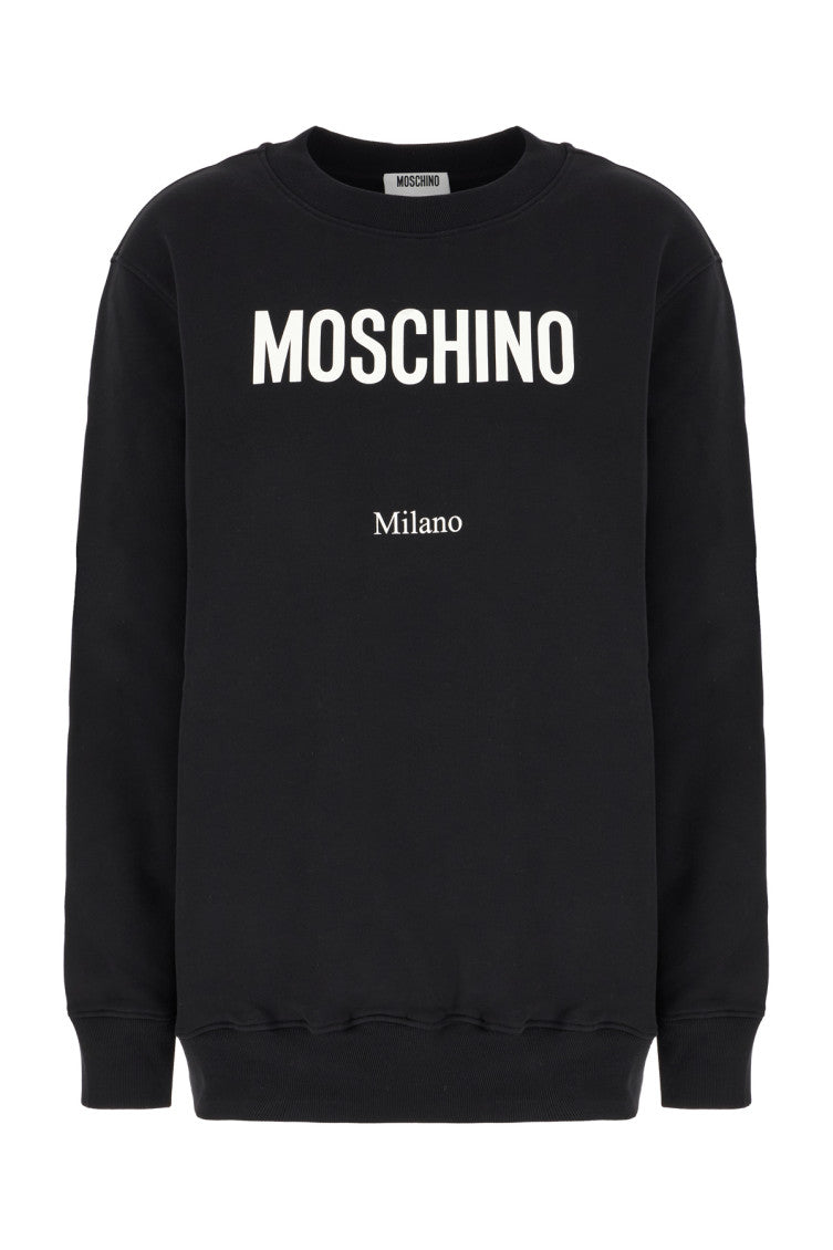 Black Logo Crew Neck Sweatshirt 1