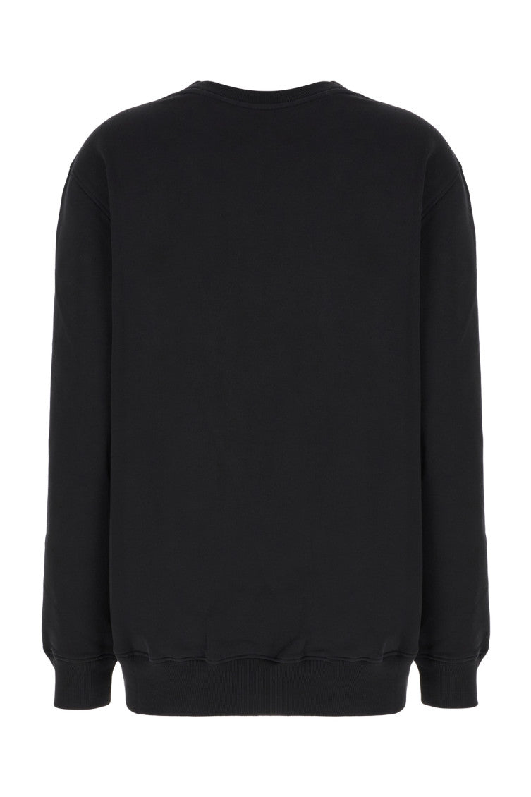 Black Logo Crew Neck Sweatshirt 2
