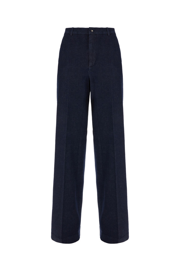 Navy Blue Straight High Rise Jeans 1
