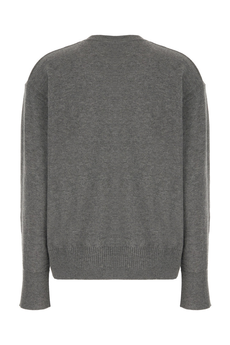 Grey Crew Neck Sweater 2