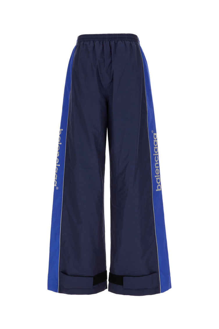 Dark Navy Loose Elasticated Pants 2