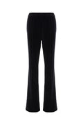 Black Slim Flat Front Pants 1
