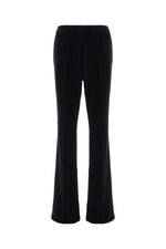 Black Slim Flat Front Pants 1