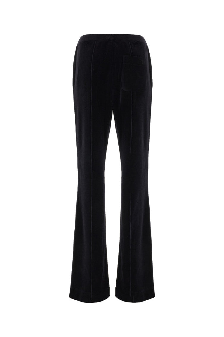 Black Slim Flat Front Pants 2