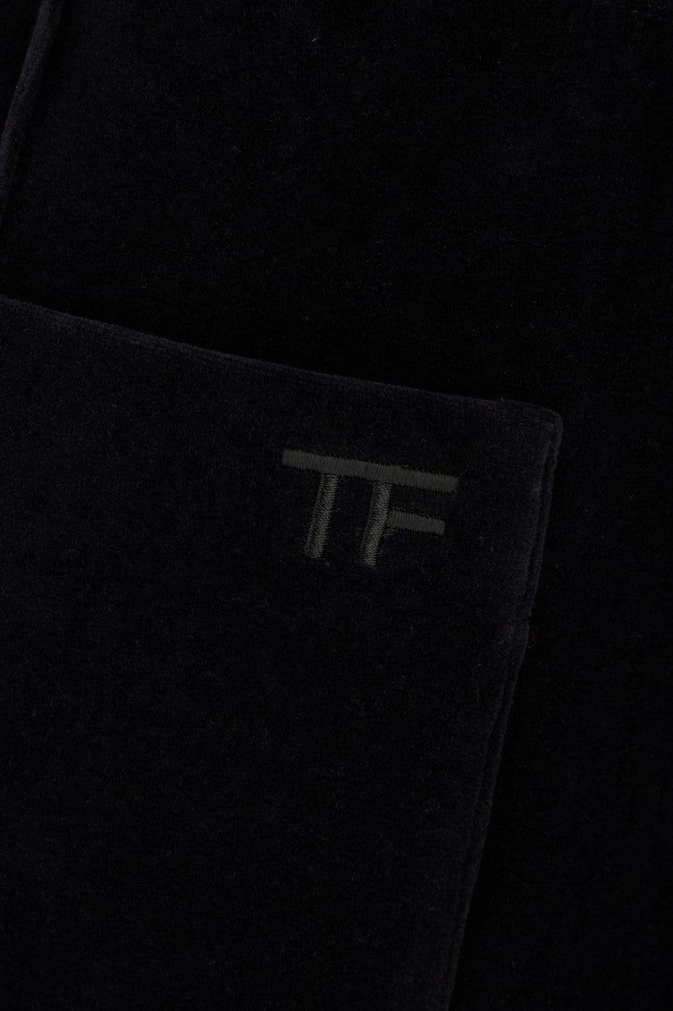 Black Slim Flat Front Pants 3