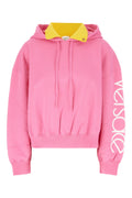 Pink Logo Hood Sweatshirt 1