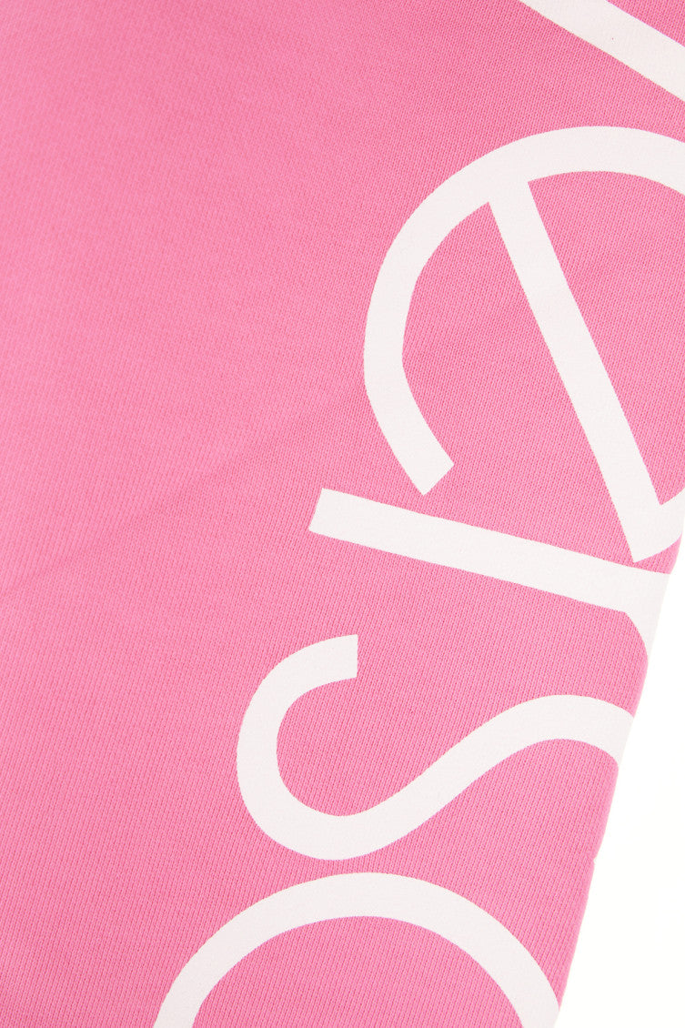 Pink Logo Hood Sweatshirt 3