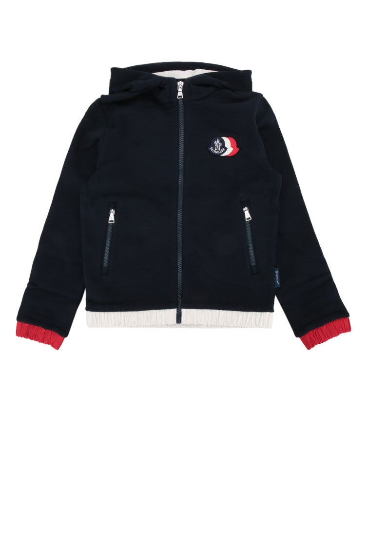 2-peice Navy Blue Logo Hoodie/Jogger Sets (Boys) 2