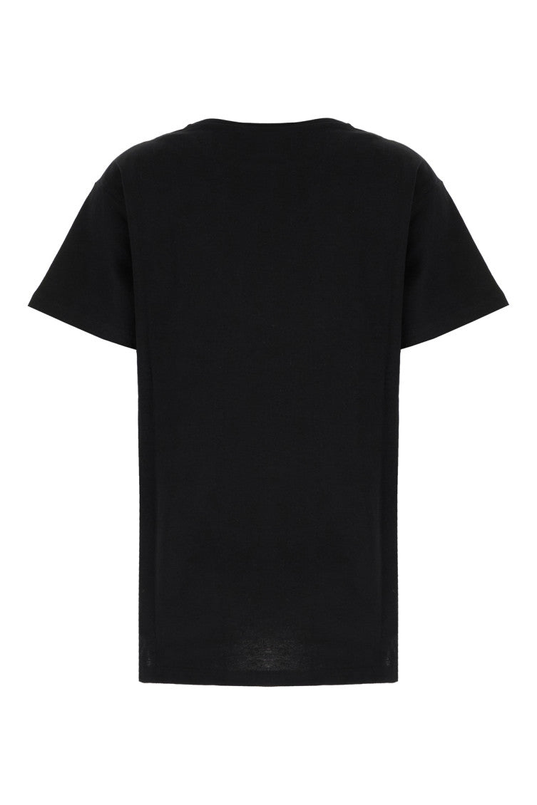 Black Graphic Crew Neck T-Shirt 2