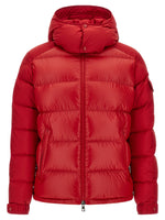 Red Quilted Hooded Jacket 1
