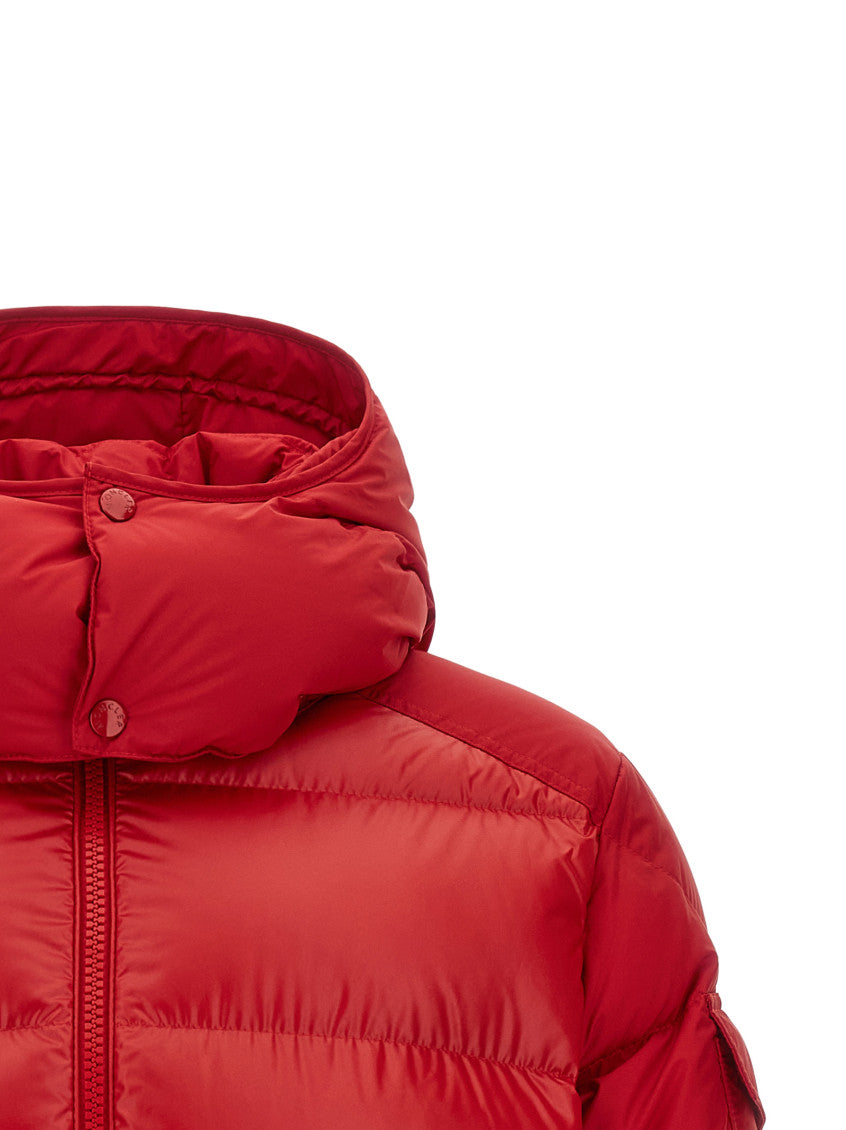 Red Quilted Hooded Jacket 4