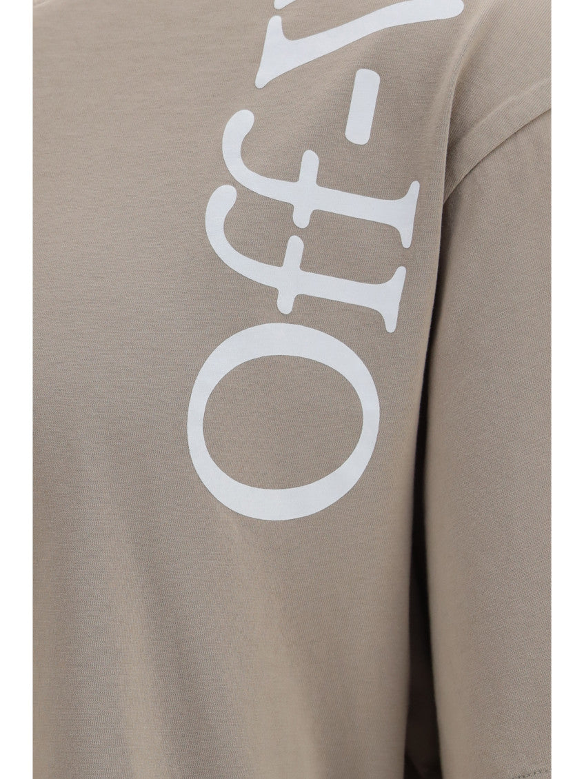 Beige Crew Neck T-Shirt 3