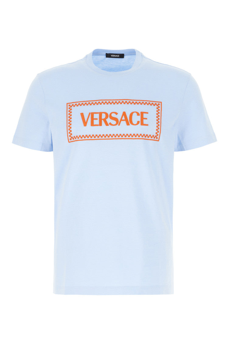 Light Blue Logo Regular T-Shirt 1
