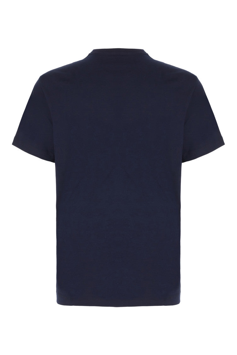 Navy Blue Crew Neck T-Shirt 2