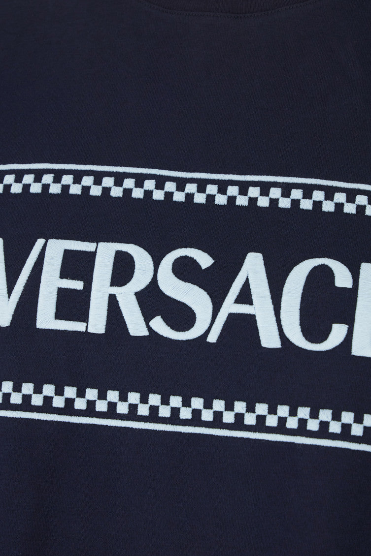 Navy Blue Crew Neck T-Shirt 3