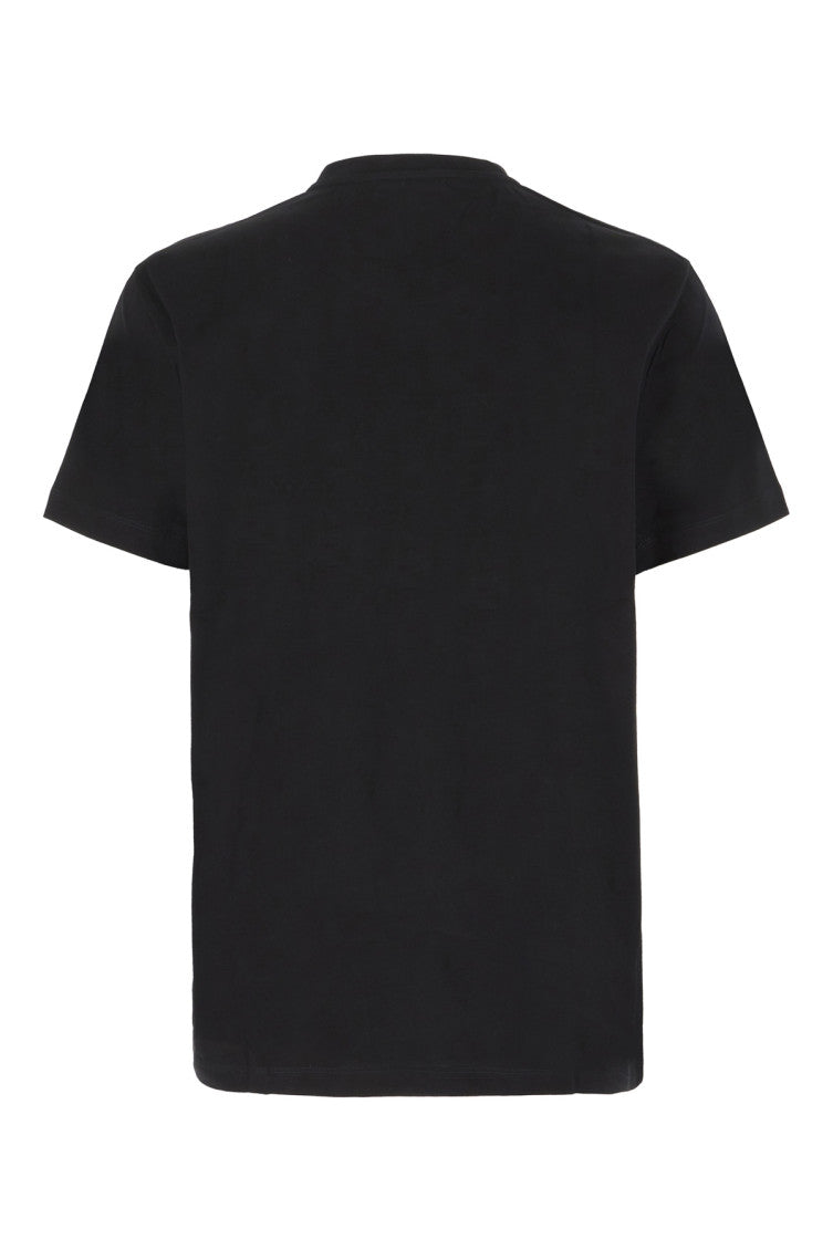 Black Graphic Crew Neck T-Shirt 2