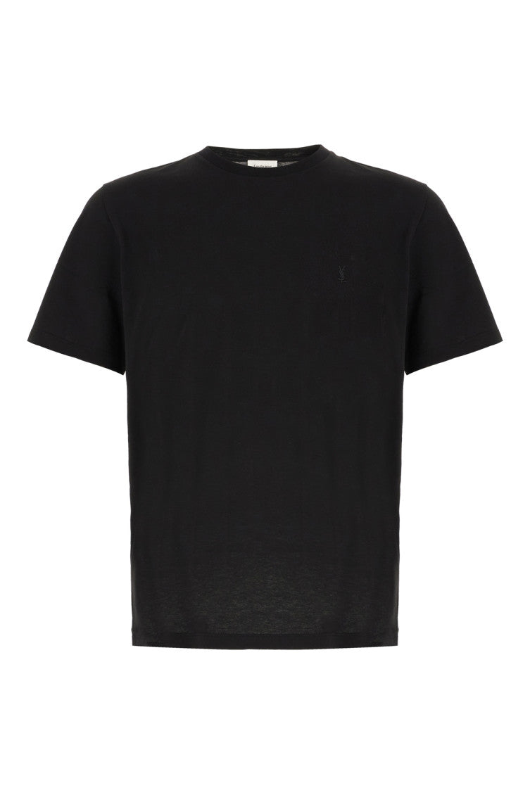 Black Crew Neck Logo T-Shirt 1