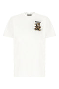 White Crew Neck Logo T-Shirt 1