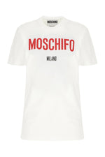 White Logo Crew Neck T-Shirt 1